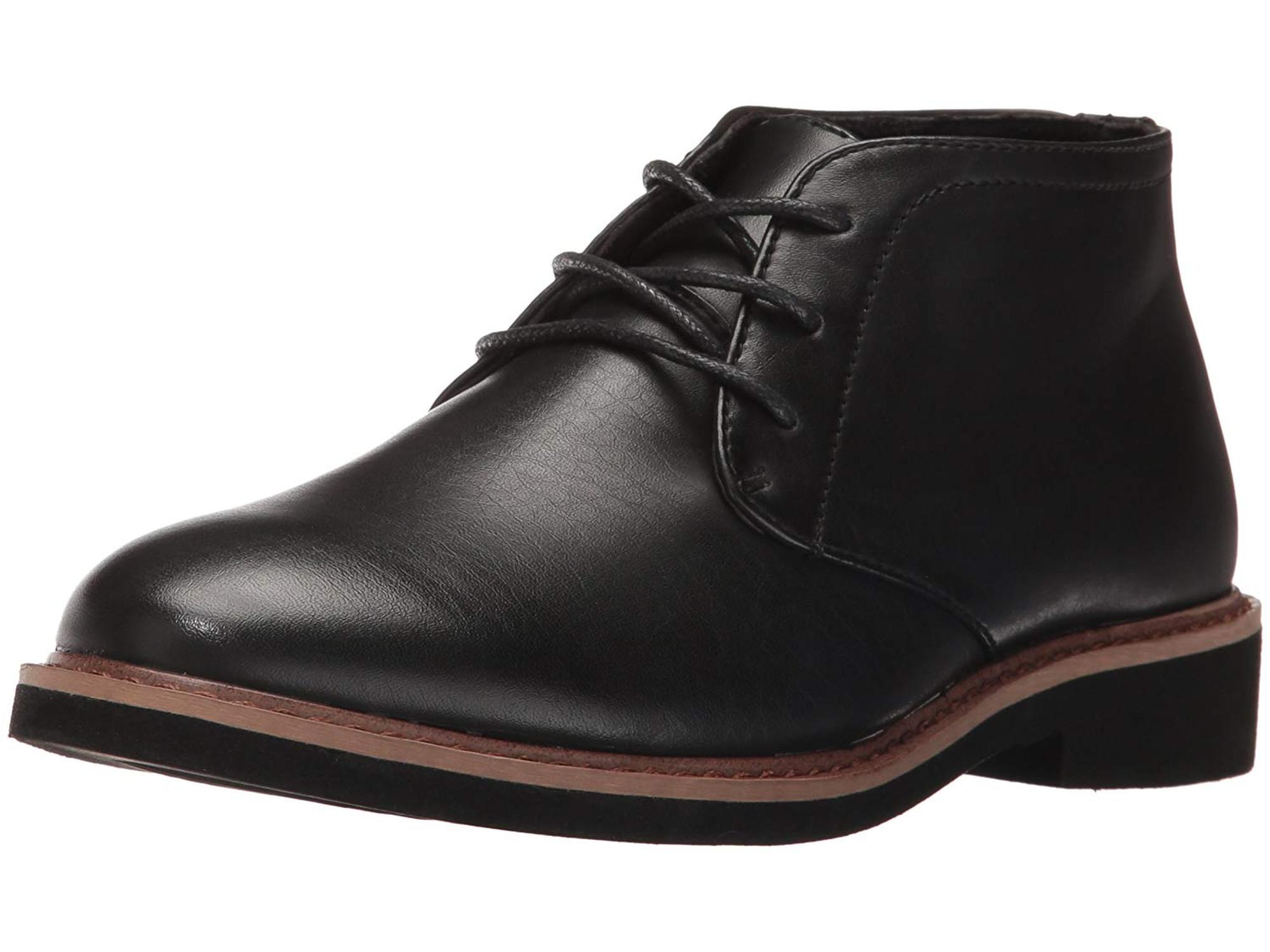 Deer Stags Ballard Boy's Chukka Boots, Size: 7, Black - Bellso